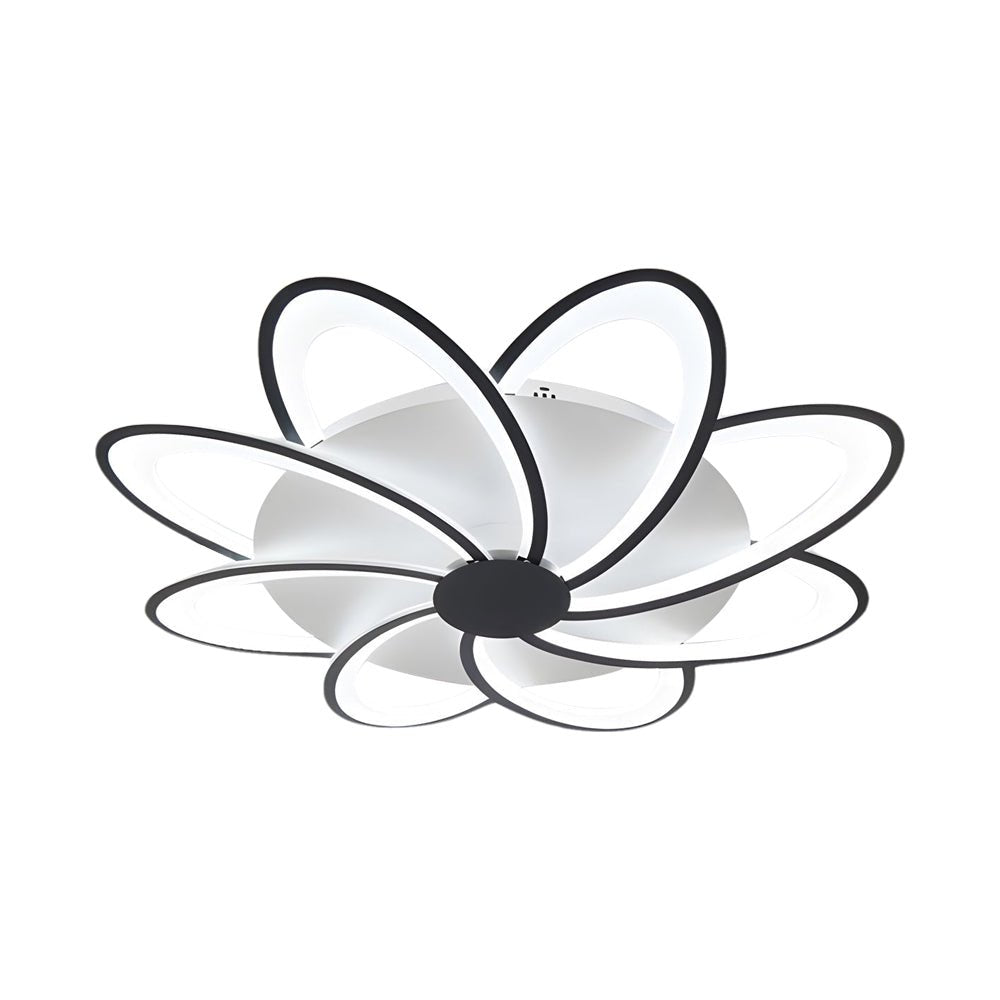 Modern Petal Flush Mount Light Acrylic LED Flower Shape Ceiling Lamp