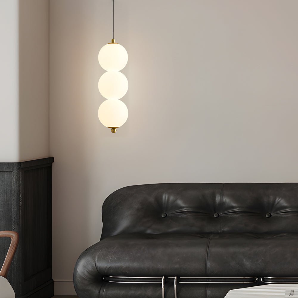 Modern Vertical Balls LED Pendant Light – Dimmable