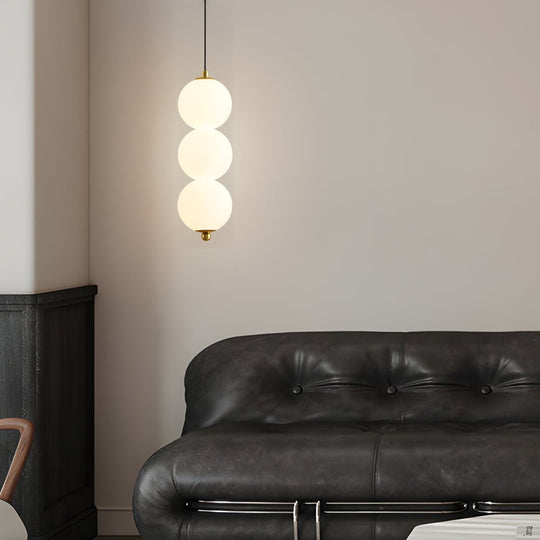 Modern Vertical Balls LED Pendant Light – Dimmable