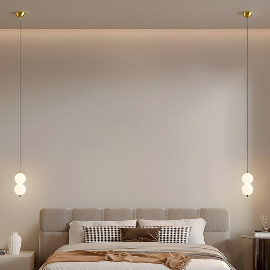 Modern Vertical Balls LED Pendant Light – Dimmable
