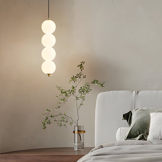 Modern Vertical Balls LED Pendant Light – Dimmable