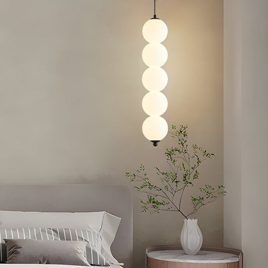 Modern Vertical Balls LED Pendant Light – Dimmable
