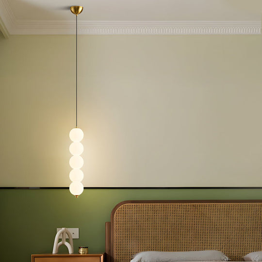 Modern Vertical Balls LED Pendant Light – Dimmable