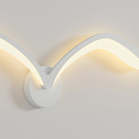 Modern Seagull LED Wall Sconce with Acrylic Wing Design