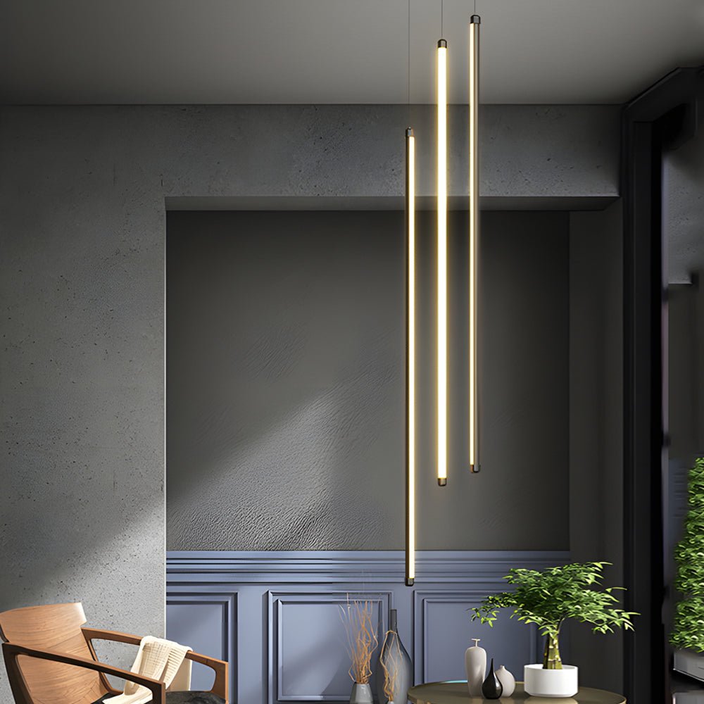 Modern Spiral LED Strip Chandelier – 3/5/8 Lights