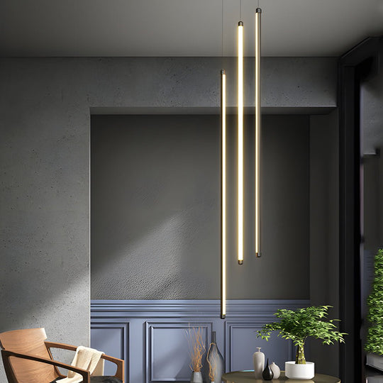 Modern Spiral LED Strip Chandelier – 3/5/8 Lights