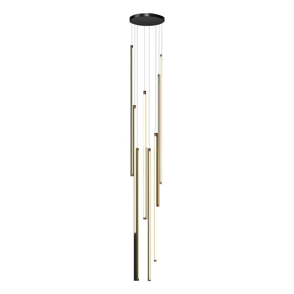 Modern Spiral LED Strip Chandelier – 3/5/8 Lights