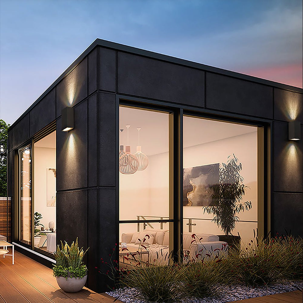 Modern Square Outdoor Waterproof LED Wall Light for Villa Courtyard