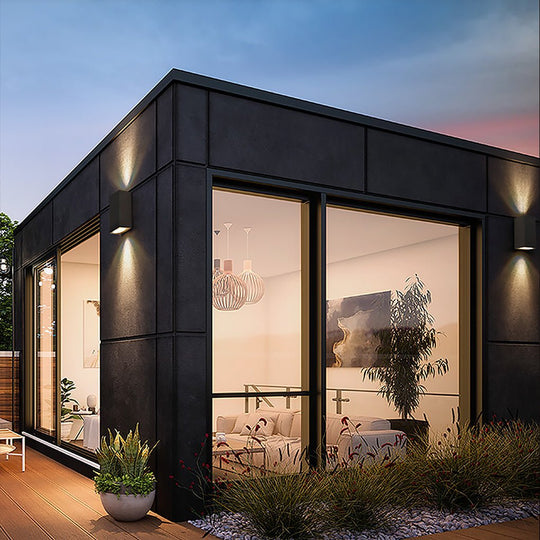 Modern Square Outdoor Waterproof LED Wall Light for Villa Courtyard