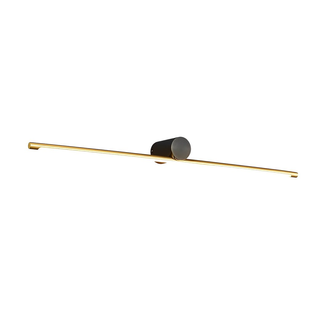 Modern Two-Tone Bathroom Vanity Light with Linear Bar