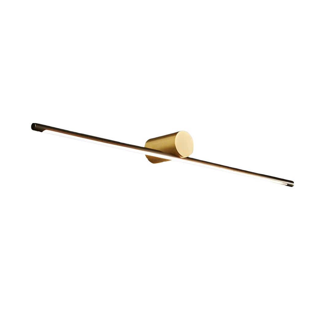 Modern Two-Tone Bathroom Vanity Light with Linear Bar