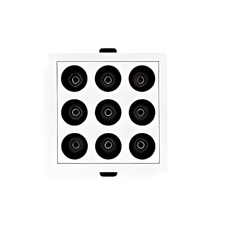Modern White Aluminum LED Recessed Anti-Glare Spotlight