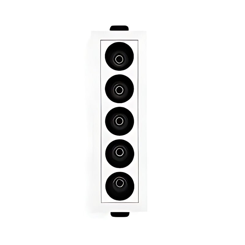 Modern White Aluminum LED Recessed Anti-Glare Spotlight