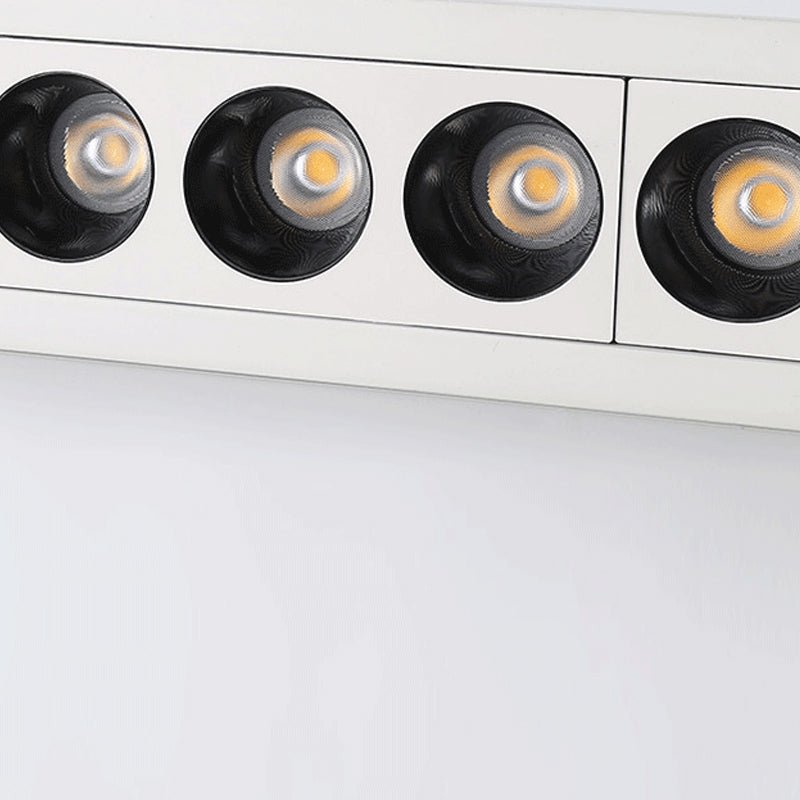 Modern White Aluminum LED Recessed Anti-Glare Spotlight