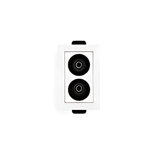 Modern White Aluminum LED Recessed Anti-Glare Spotlight