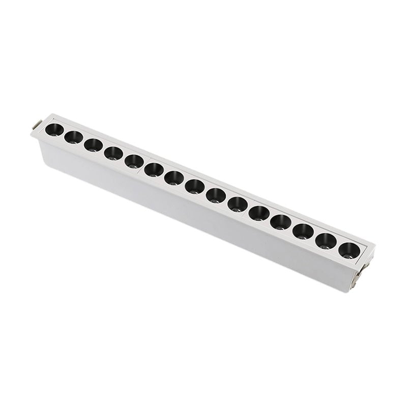 Modern White Aluminum LED Recessed Anti-Glare Spotlight