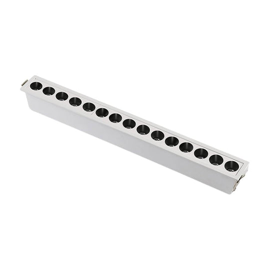 Modern White Aluminum LED Recessed Anti-Glare Spotlight