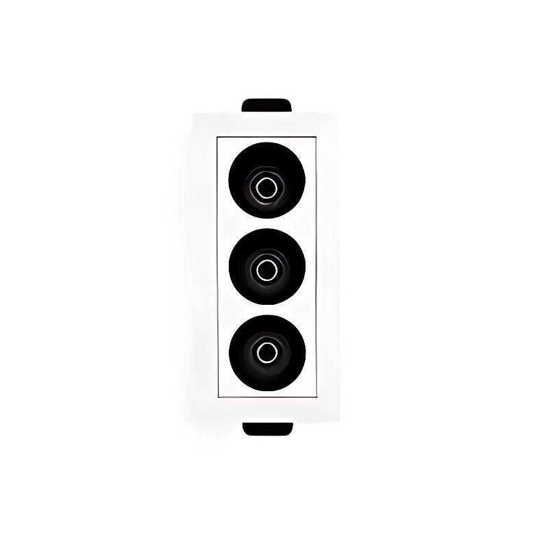 Modern White Aluminum LED Recessed Anti-Glare Spotlight