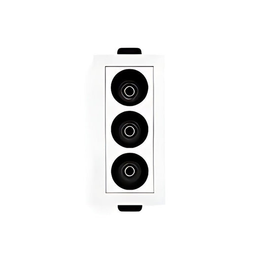 Modern White Aluminum LED Recessed Anti-Glare Spotlight