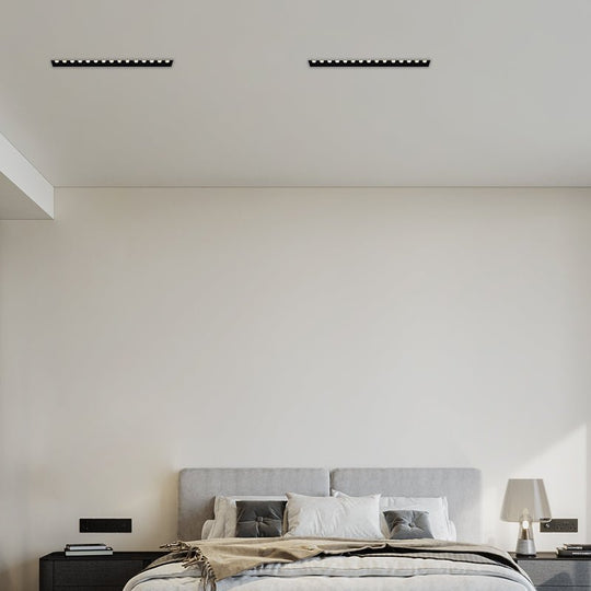 Modern White Aluminum LED Recessed Anti-Glare Spotlight