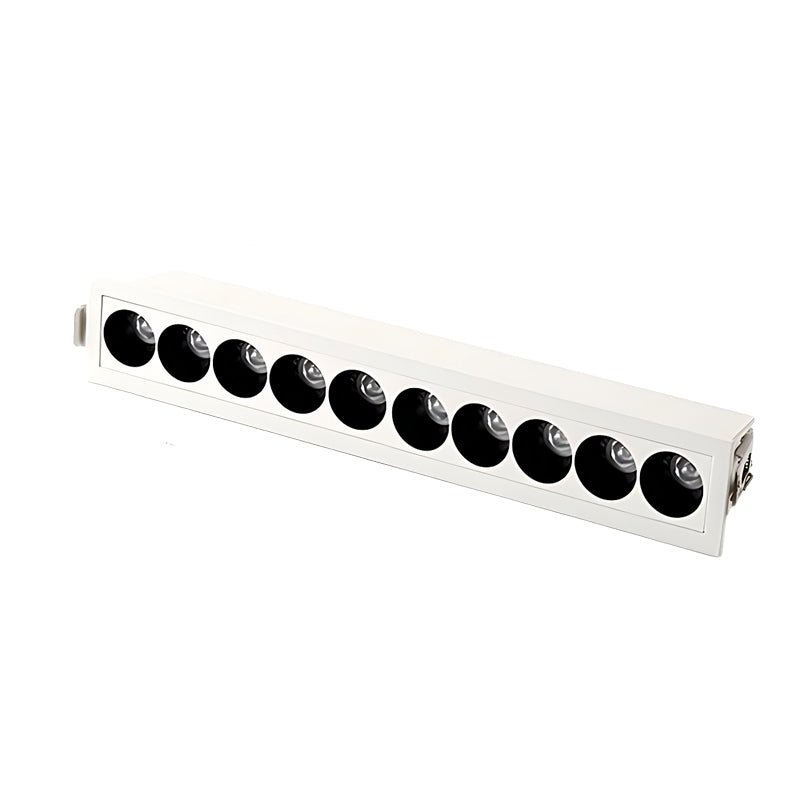 Modern White Aluminum LED Recessed Anti-Glare Spotlight
