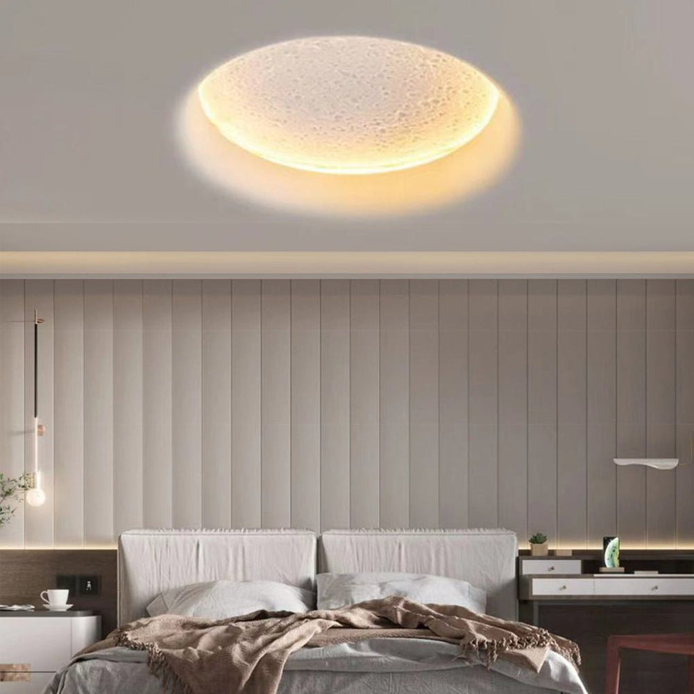 Moon-Like Plaster LED Embedded Wall Light