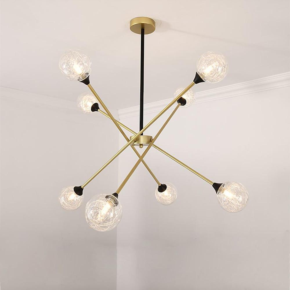LED Modern Glass Sputnik Chandelier