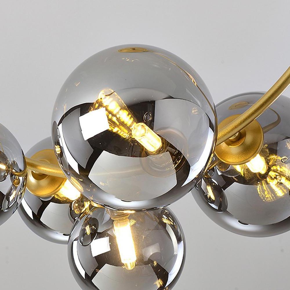 Nordic Style 5-Light Cluster Globe Chandelier