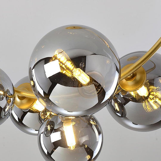 Nordic Style 5-Light Cluster Globe Chandelier