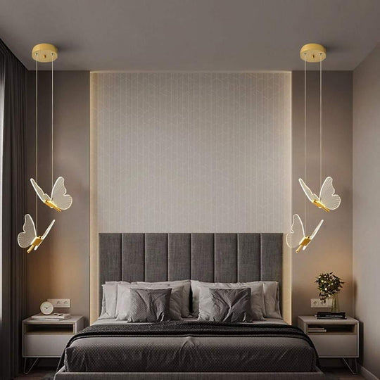 Butterflies Shaped LED Nordic Pendant Light
