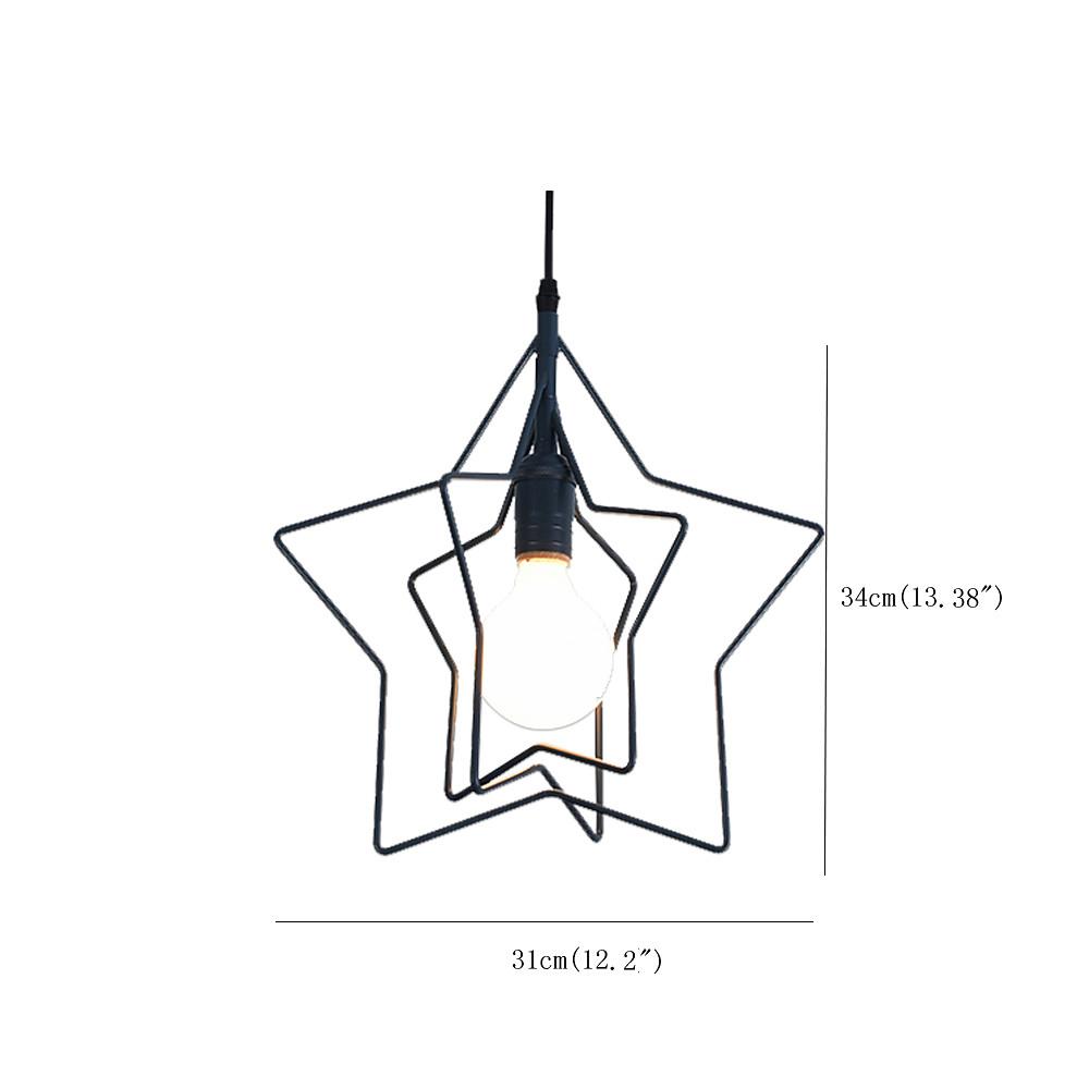 Multiple Star Shaped LED Modern Pendant Light