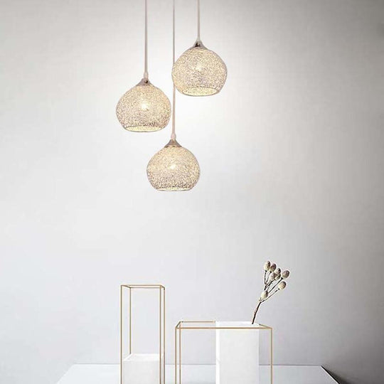 Semi-Transparent Cluster Metal Bar Pendant Light