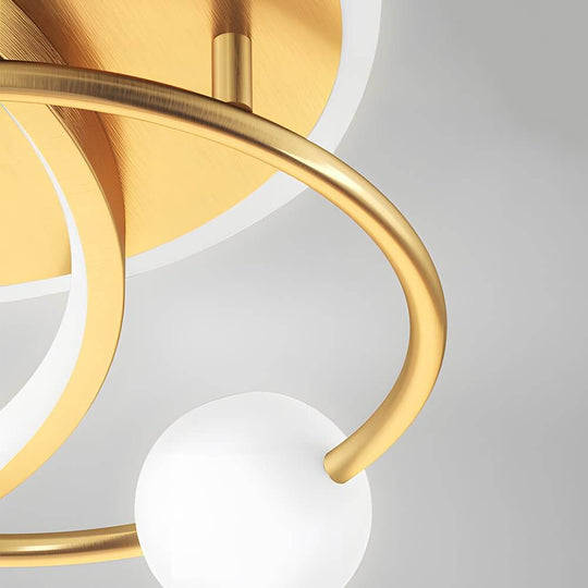 Multi-Circle LED Flush Mount Ceiling Light