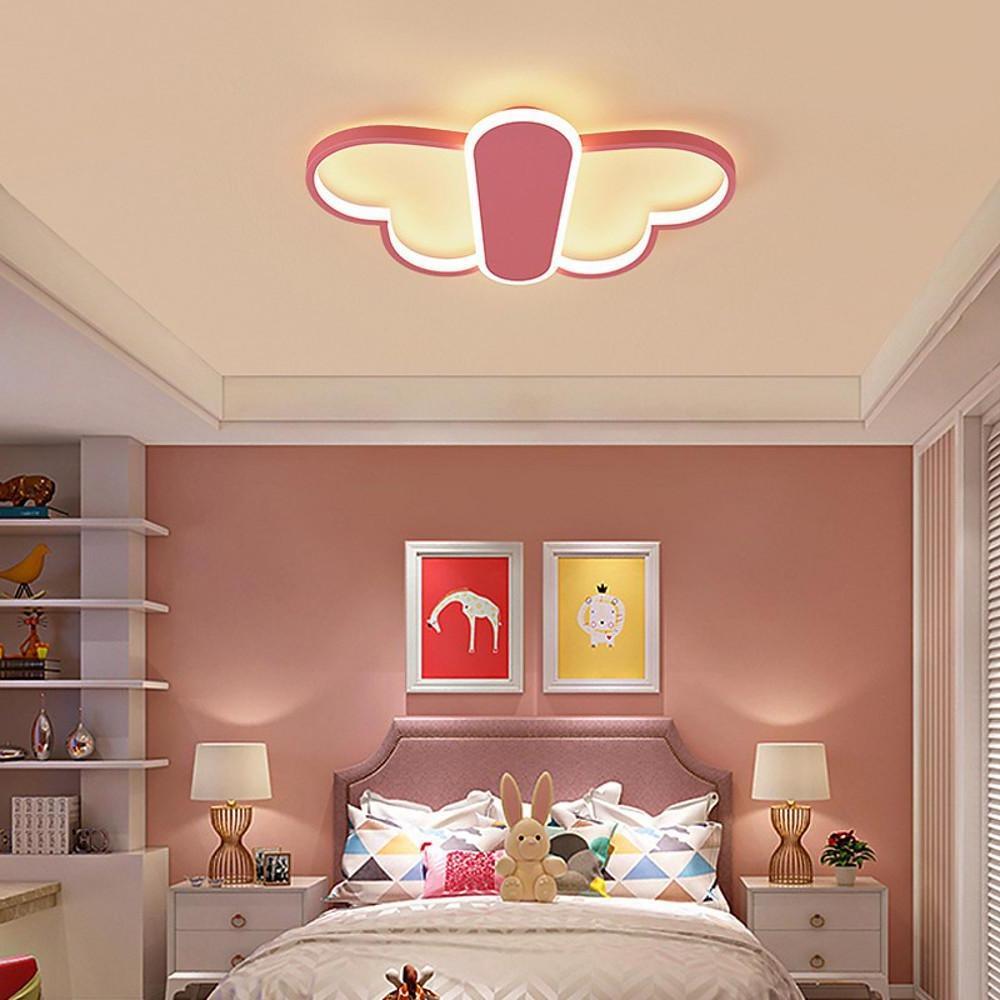Cartoon Butterflies Shaped LED Dimmable Ceiling Light – With Remote Control