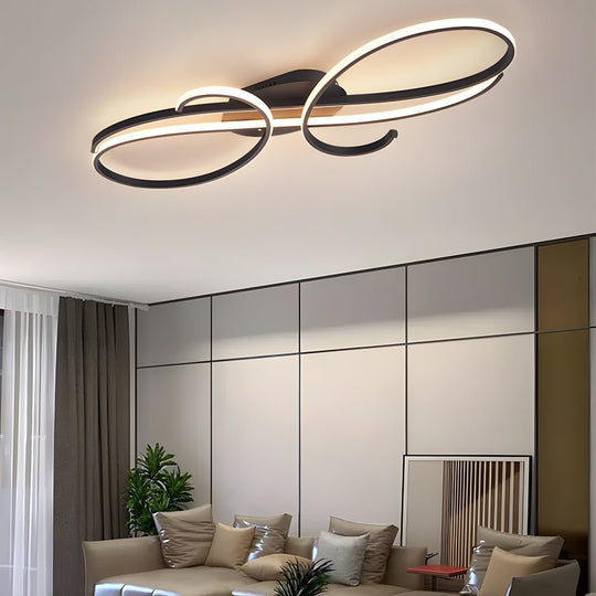 Musical Symbols Aluminum LED Ceiling Light – Modern Decorative Fixture