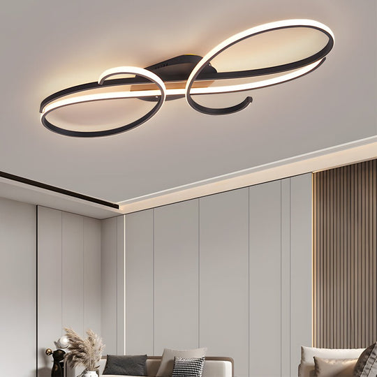 Musical Symbols Aluminum LED Ceiling Light – Modern Decorative Fixture