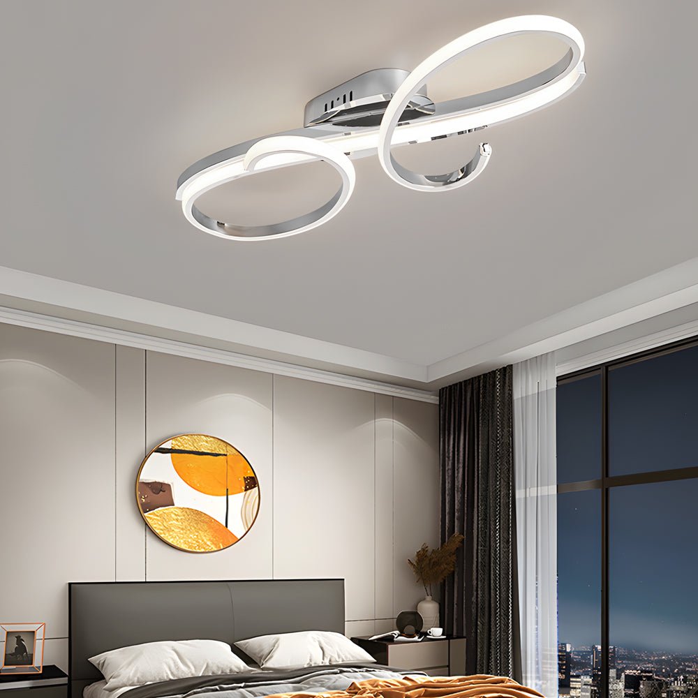 Musical Symbols Aluminum LED Ceiling Light – Modern Decorative Fixture