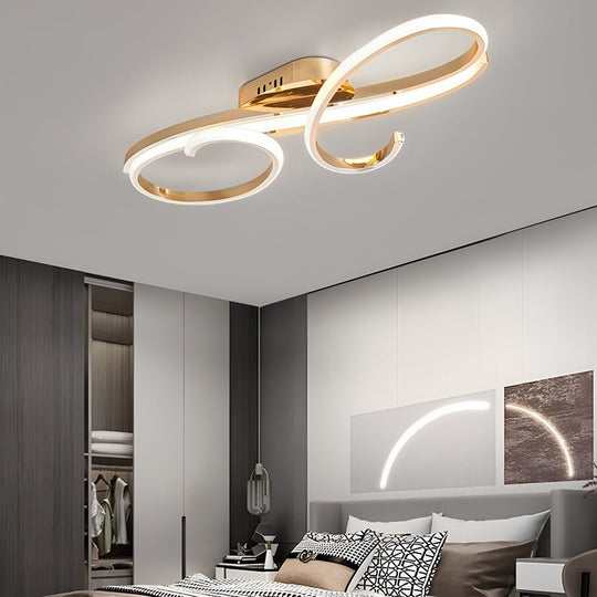 Musical Symbols Aluminum LED Ceiling Light – Modern Decorative Fixture