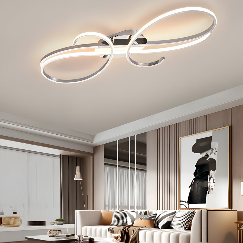 Musical Symbols Aluminum LED Ceiling Light – Modern Decorative Fixture