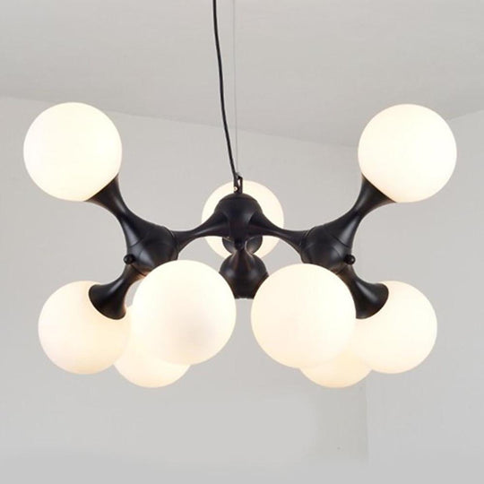 Modern Globe Sputnik 9-Light LED Chandelier