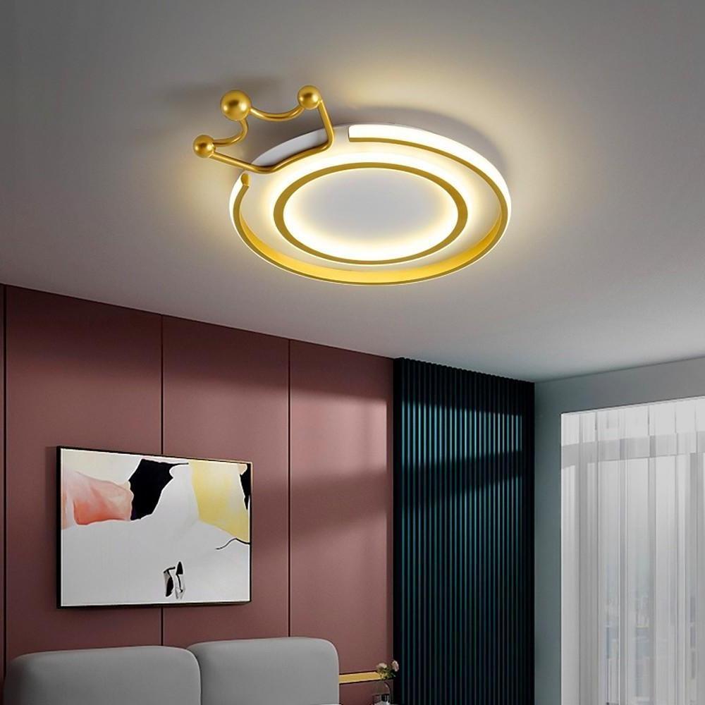 Circle Crown LED Flush Mount Ceiling Light
