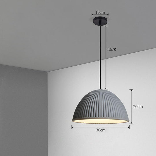 Artistic Dome Modern Pendant Light