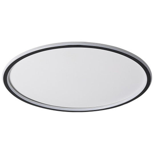 Flush Mount Dome LED Ceiling Light with Minimalist Acrylic Metal Design