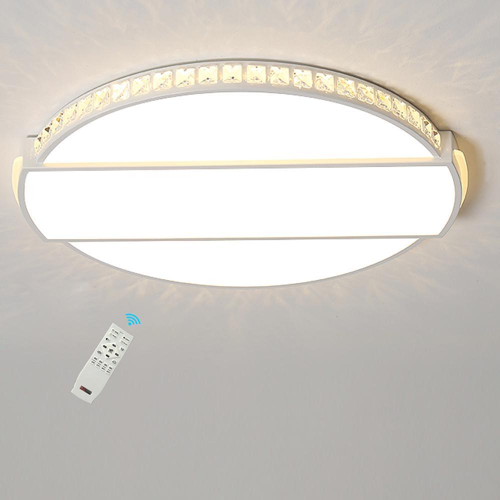 Circle Rectangular Flush Mount LED Ceiling Light with Single Ambient Light