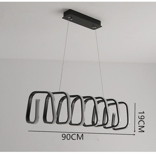 Triangular Pendant – Acrylic LED Kitchen and Dining Room Ceiling Light