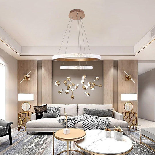 Circle Modern LED Chandelier for Dining and Kitchen