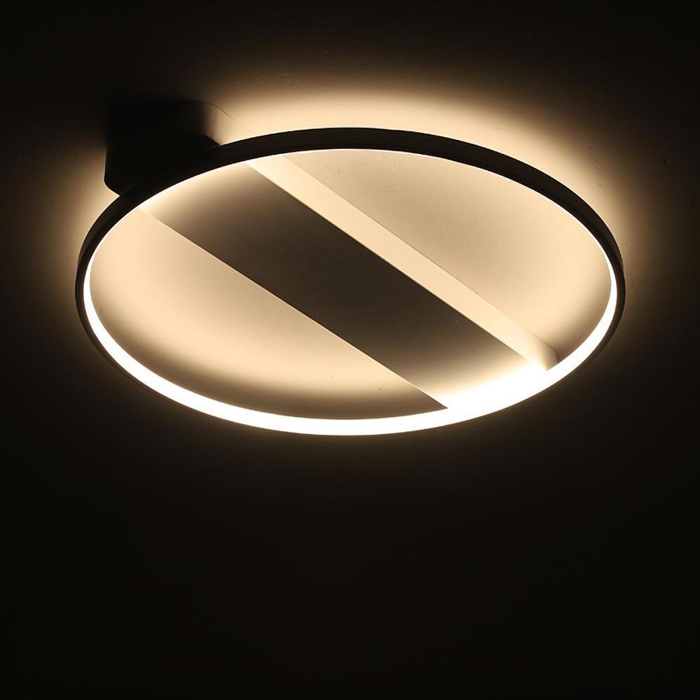 Circle Rectangle Combined LED Modern Flush Mount Ceiling Light