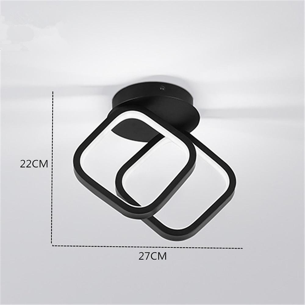 2 Ring Minimalist LED Flush Mount Ceiling Light