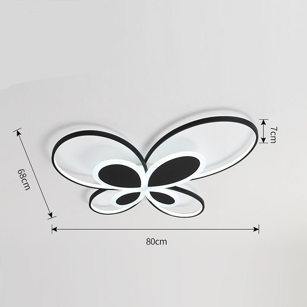 Cluster Dimmable Butterfly LED Flush Mount Ceiling Light for Baby & Kids
