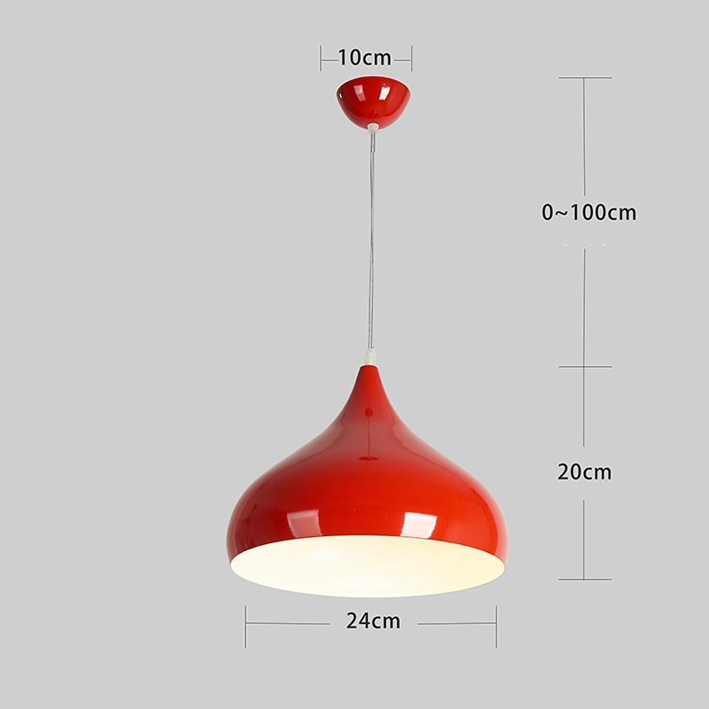 9 Inch LED Halogen Incandescent Metal Dome Bowl Pendant Downlight Light
